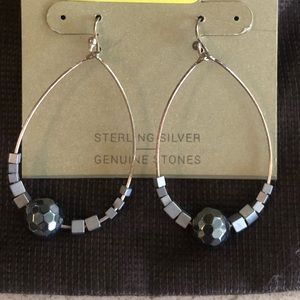 Kate Spade Sterling Silver Stone Earrings